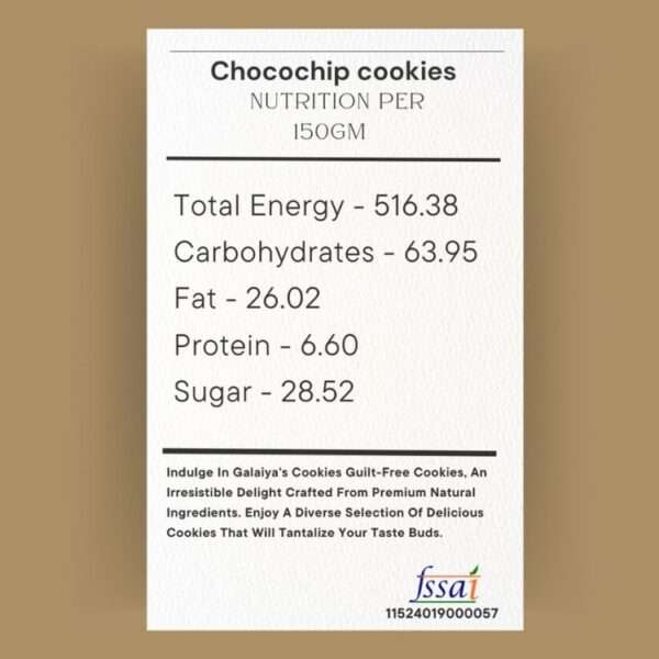 Choco Chips Cookies- 150 gms - Image 4