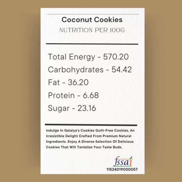 Coconut Cookies - 150 gms - Image 6