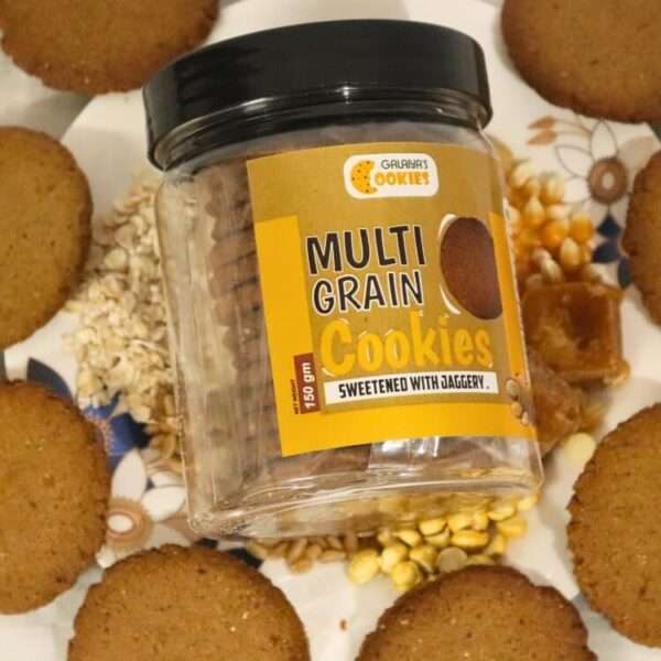 Multi Grain Cookies (Jaggery) - 150 gms - Image 2